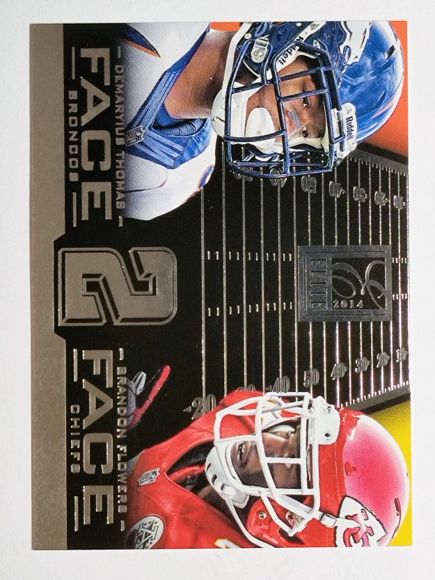 2014 Elite Face 2 Face Silver #11 Demaryius Thomas/Brandon Flowers