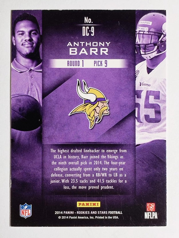 2014 Rookies and Stars Draft Class #9 Anthony Barr