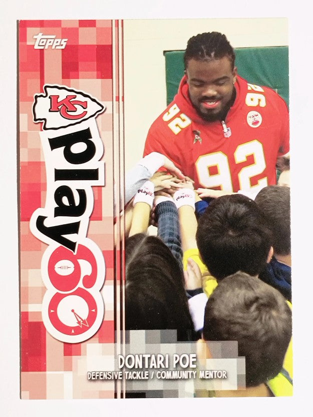 2014 Topps Play 60 Community Mentors #13 Dontari Poe