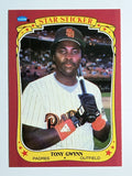 1986 Fleer Star Stickers #50 Tony Gwynn