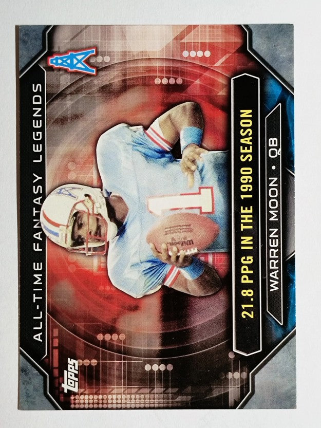 2015 Topps All Time Fantasy Legends #ATFLWM Warren Moon