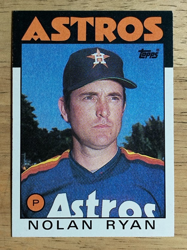 1986 Topps #100 Nolan Ryan