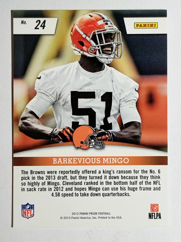 2013 Panini Prizm Rookie Impact #24 Barkevious Mingo
