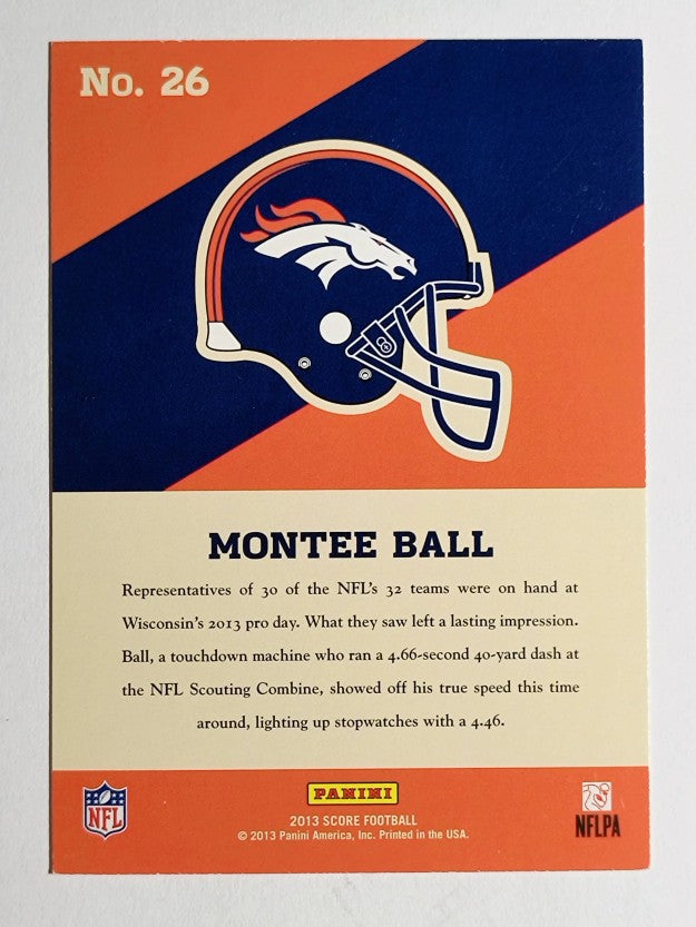 2013 Score Hot Rookies Retail #26 Montee Ball