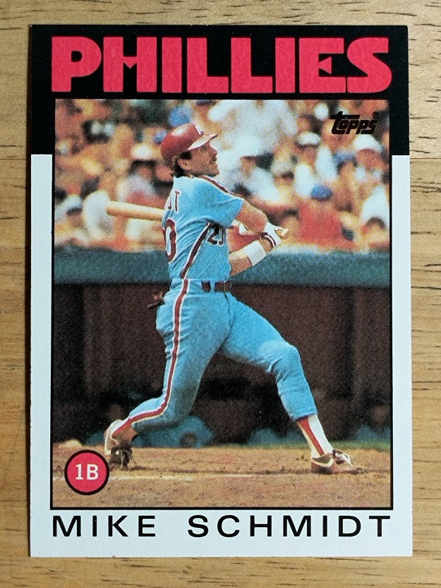 1986 Topps #200 Mike Schmidt