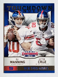 2014 Panini Contenders Touchdown Tandems #3 Eli Manning/Victor Cruz