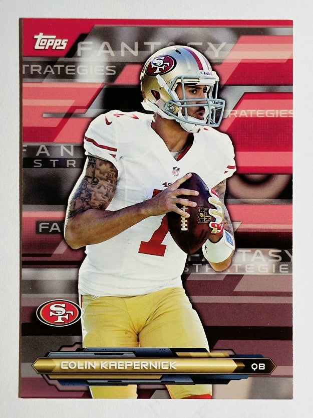2014 Topps Fantasy Strategies #FFSCK Colin Kaepernick