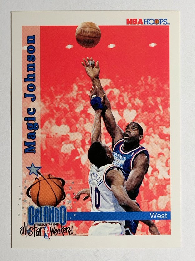 1992-93 Hoops #309 Magic Johnson AS