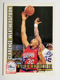1992-93 Hoops #449 Clarence Weatherspoon RC