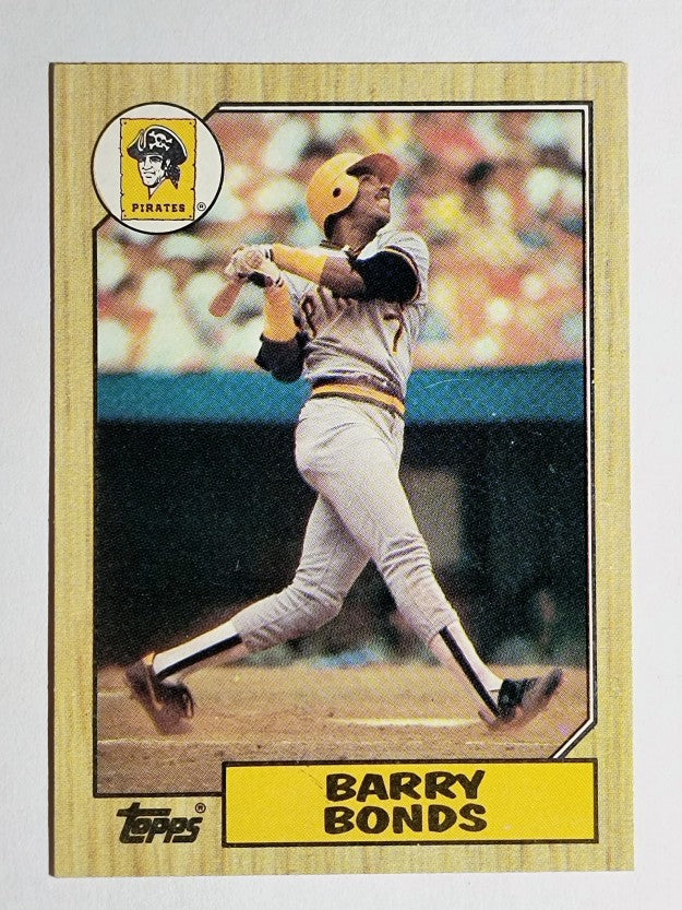 1987 Topps #320 Barry Bonds RC (EXMT)