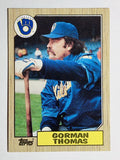 1987 Topps #495 Gorman Thomas