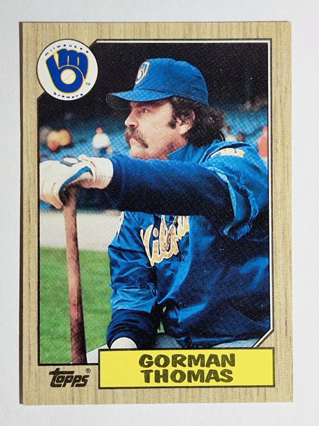 1987 Topps #495 Gorman Thomas