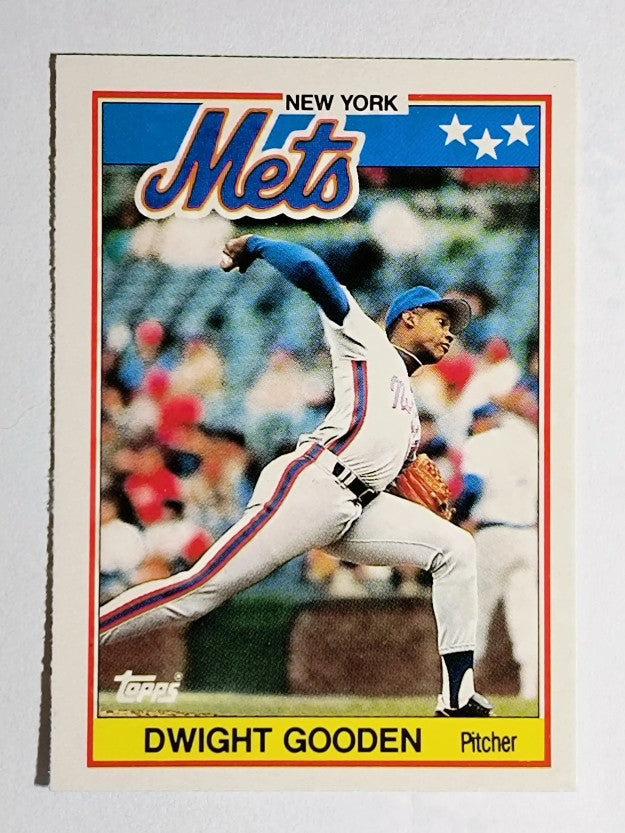 1988 Topps UK Minis #27 Dwight Gooden