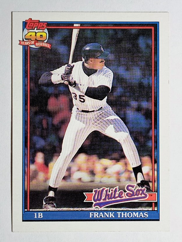 1991 Topps #79 Frank Thomas