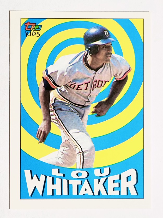 1992 Topps Kids #77 Lou Whitaker