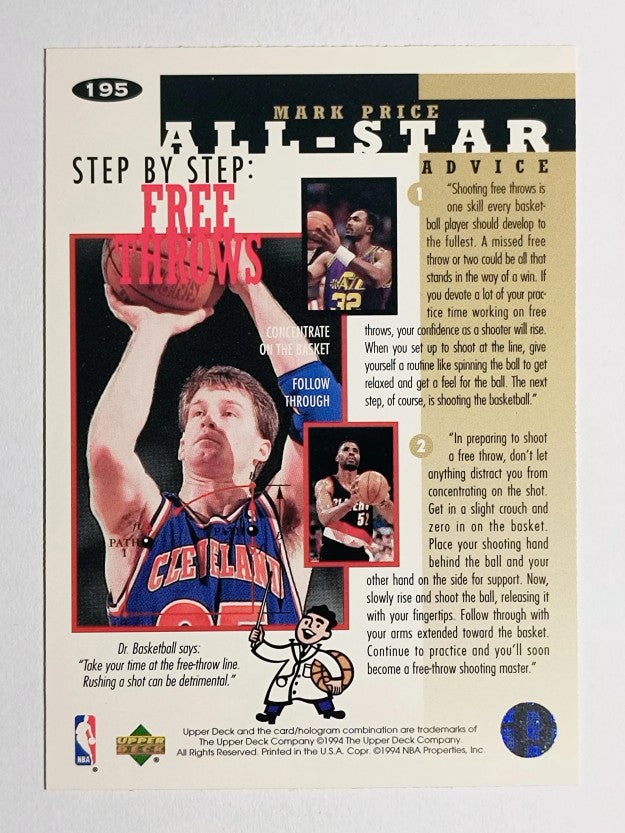 1994-95 Collector's Choice #195 Mark Price ASA