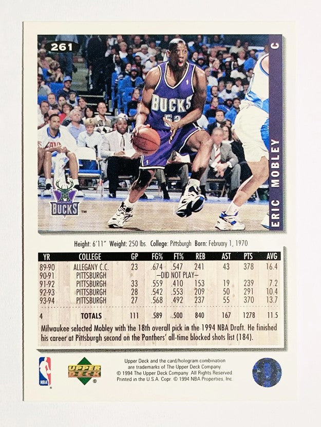 1994-95 Collector's Choice #261 Eric Mobley RC