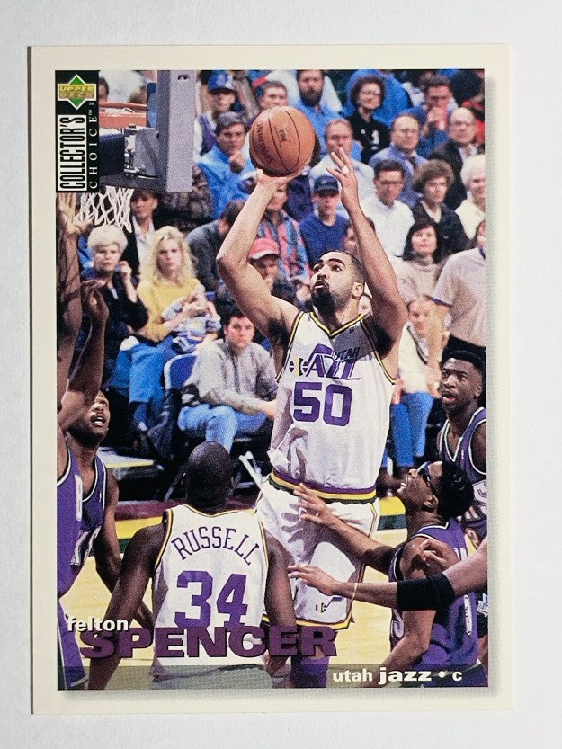 1995-96 Collector's Choice #227 Felton Spencer