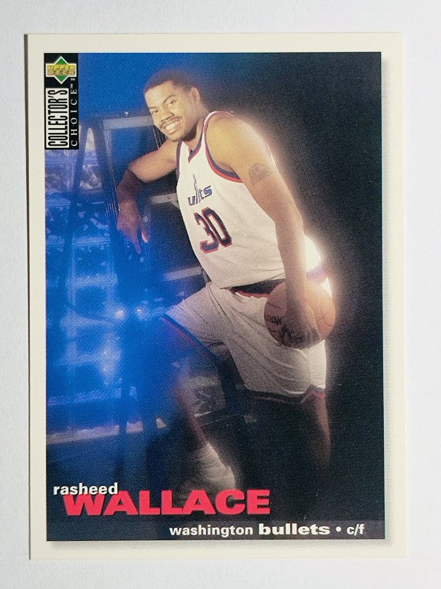 1995-96 Collector's Choice #239 Rasheed Wallace RC (NM)