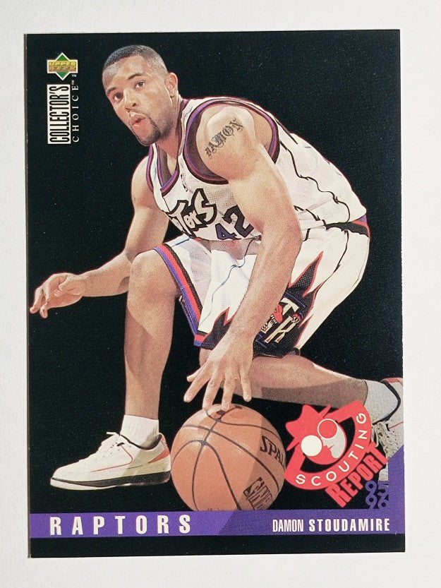 1995-96 Collector's Choice #346 Damon Stoudamire SR (NM)