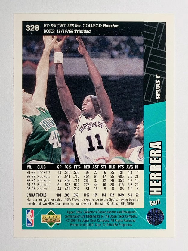 1996-97 Collector's Choice #328 Carl Herrera