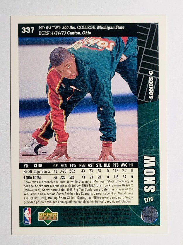 1996-97 Collector's Choice #337 Eric Snow RC