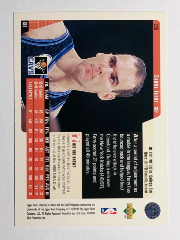 1997-98 Collector's Choice #225 Danny Ferry