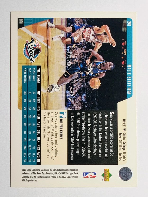 1997-98 Collector's Choice #241 Malik Sealy
