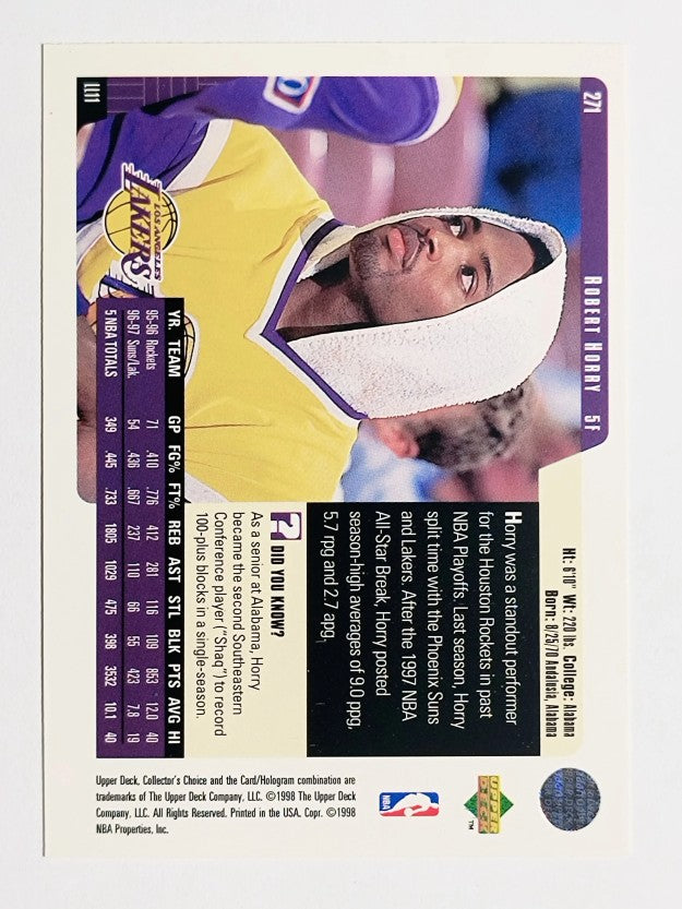 1997-98 Collector's Choice #271 Robert Horry