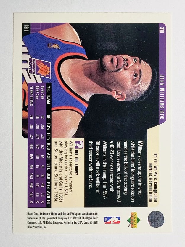 1997-98 Collector's Choice #310 John Williams