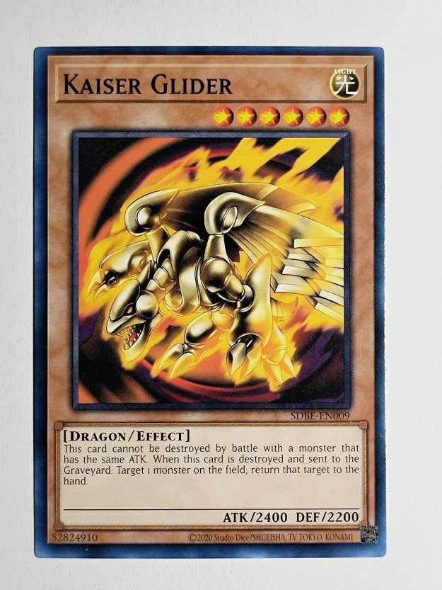 2013 Yu-Gi-Oh Structure Deck Saga of Blue-Eyes White Dragon 1st #9 Kaiser Glider
