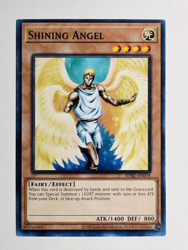 2013 Yu-Gi-Oh Structure Deck Saga of Blue-Eyes White Dragon 1st 18 Shining Angel
