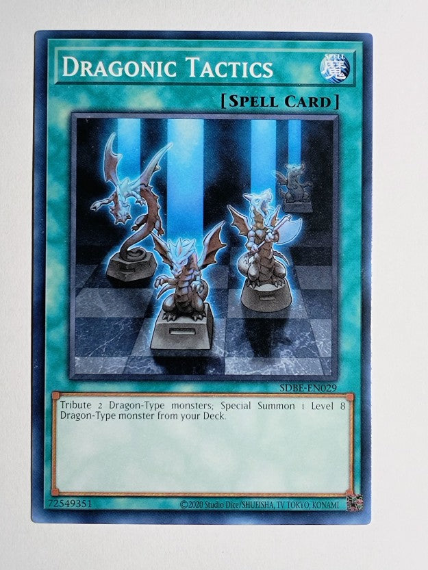 2013 Yu-Gi-Oh Structure Saga of Blue-Eyes White Dragon 1st #29 Dragonic Tactics