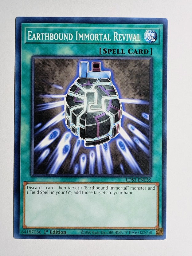2022 Yu-Gi-Oh TCG Legendary Duelists Season 3 1st 55 Earthbound Immortal Revival