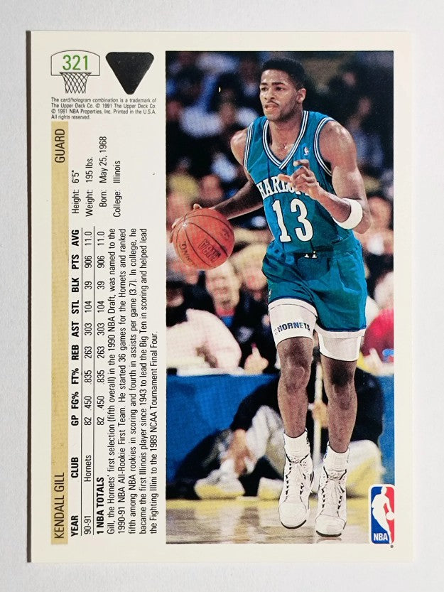 1991-92 Upper Deck #321 Kendall Gill