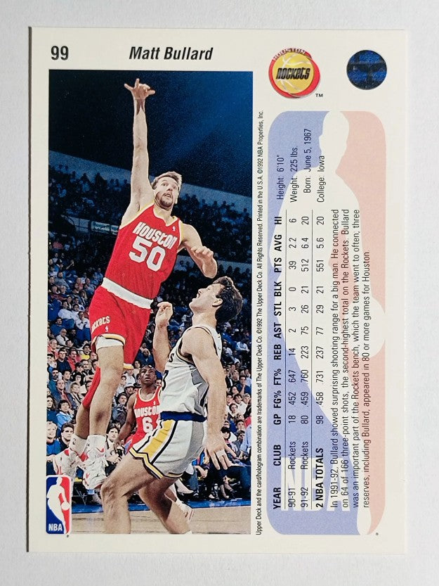 1992-93 Upper Deck #99 Matt Bullard