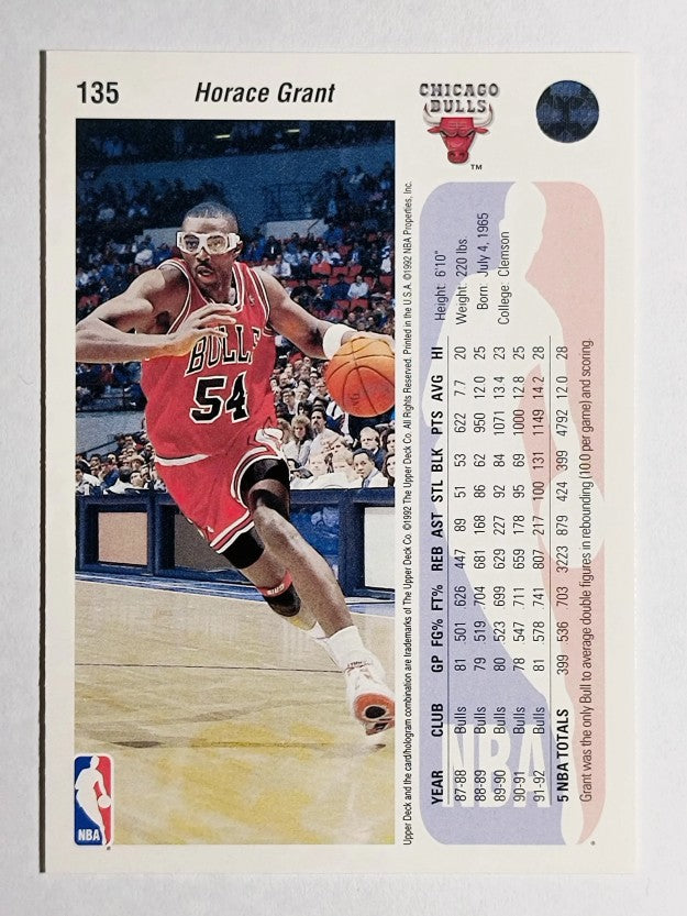 1992-93 Upper Deck #135 Horace Grant