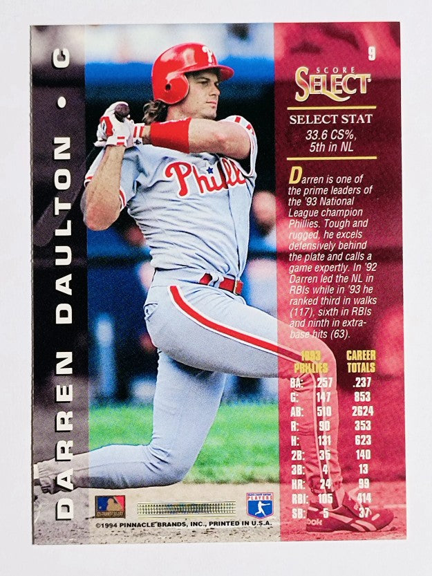 1994 Select #9 Darren Daulton