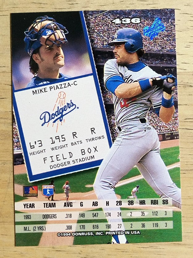 1994 Leaf #436 Mike Piazza