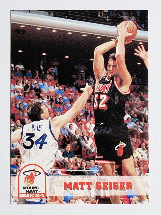 1993-94 Hoops #361 Matt Geiger