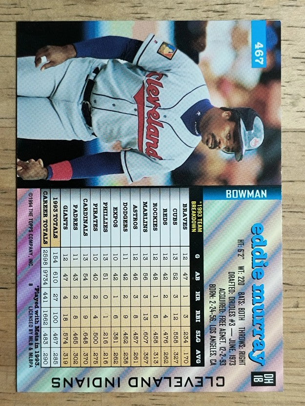 1994 Bowman #467 Eddie Murray