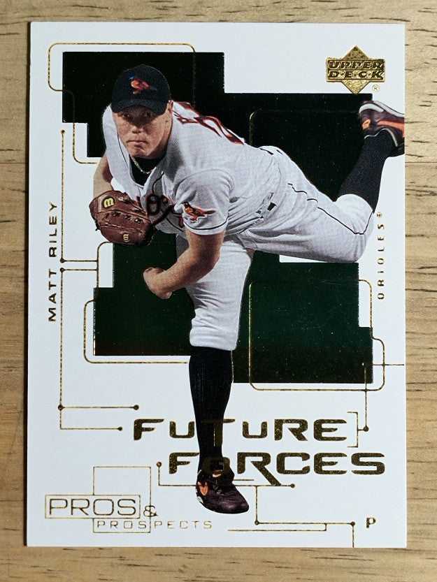 2000 Upper Deck Pros and Prospects Future Forces #F9 Matt Riley