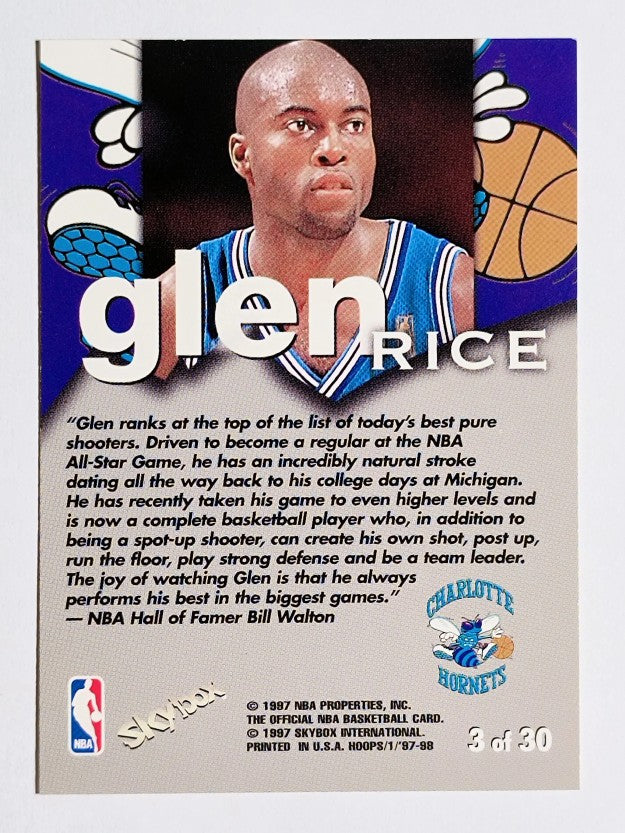 1997-98 Hoops Talkin' Hoops #3 Glen Rice