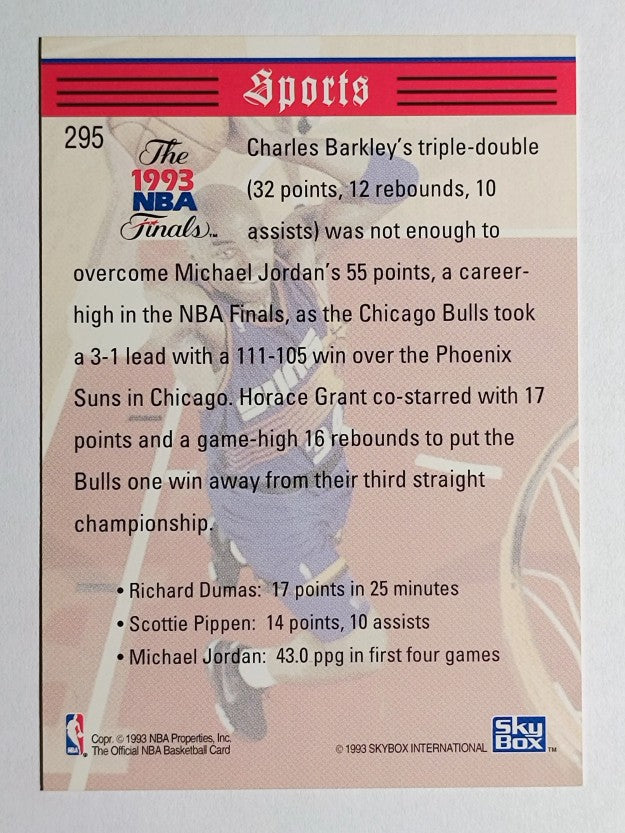 1993-94 Hoops #295 Charles Barkley TRIB