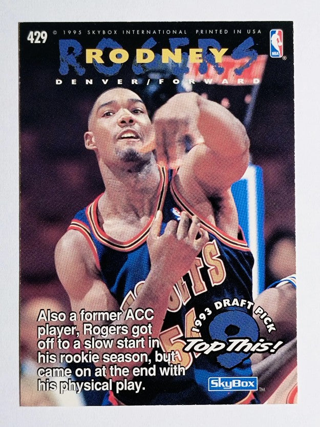 1994-95 Hoops #429 Eric Montross TOP/Rodney Rogers