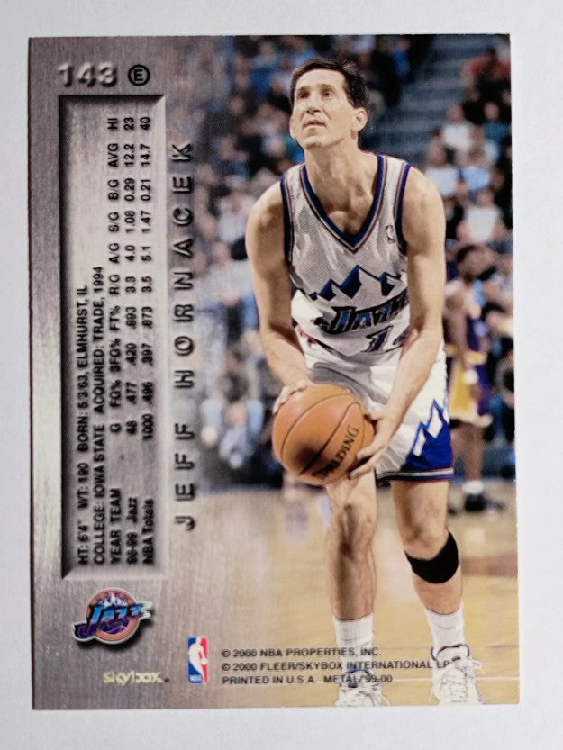 1999-00 Metal Emeralds #143 Jeff Hornacek