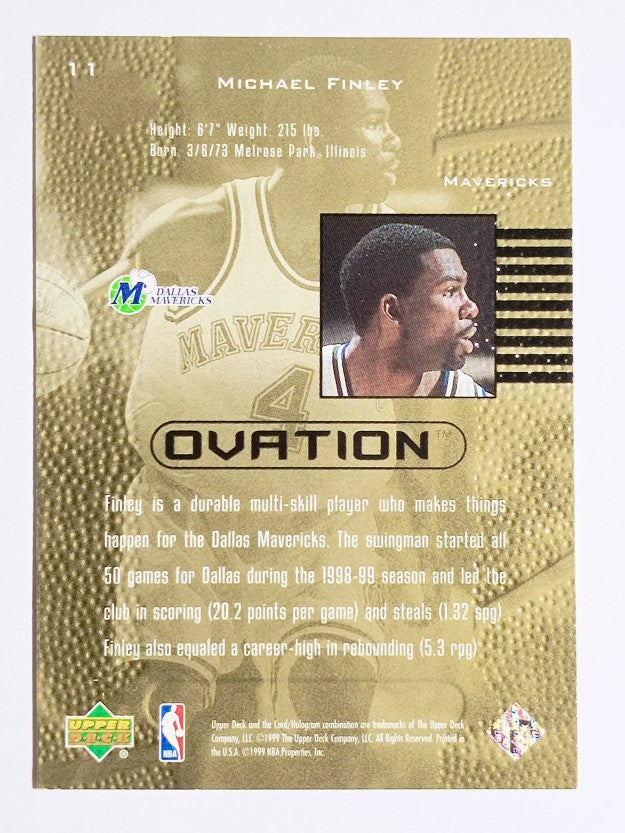 1999-00 Upper Deck Ovation #11 Michael Finley