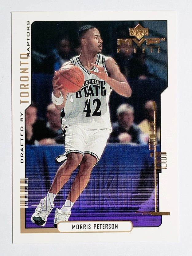 2000-01 Upper Deck MVP #195 Morris Peterson RC