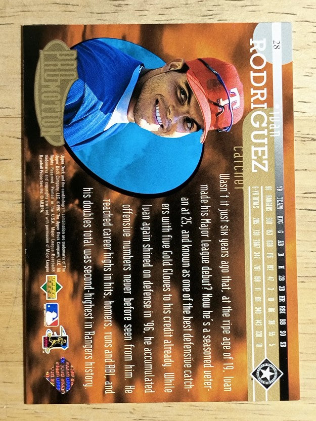 1997 UD3 #28 Ivan Rodriguez