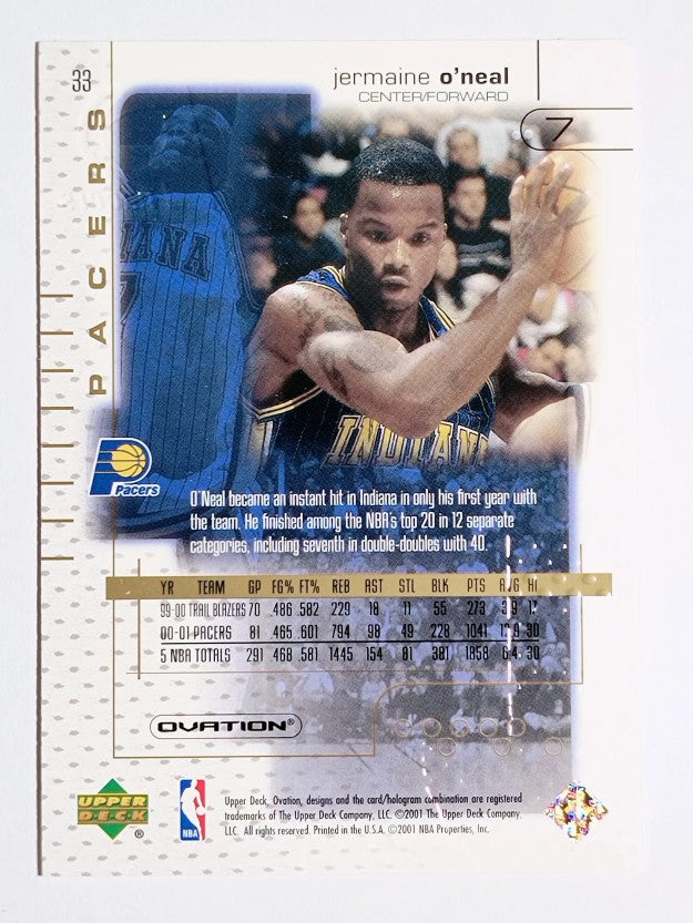 2001-02 Upper Deck Ovation #33 Jermaine O'Neal